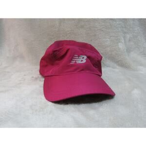 New Balance Hat Womens Jogging Cap Lightweight Pink Strapback Cap Athletic